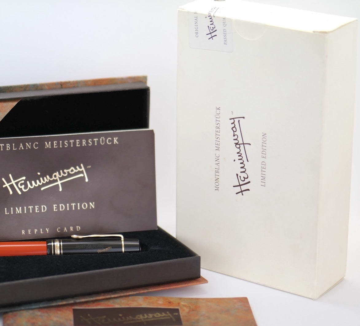 Montblanc Writers Edition 1992 Ernest Hemingway Fountain Pen