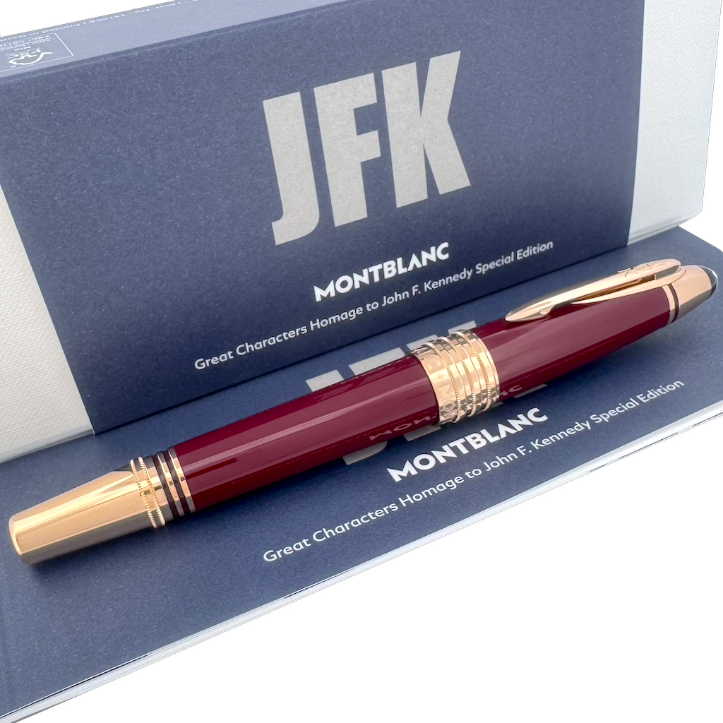 Montblanc Great Characters John F. Kennedy Rollerball Burgundy - penfabrik