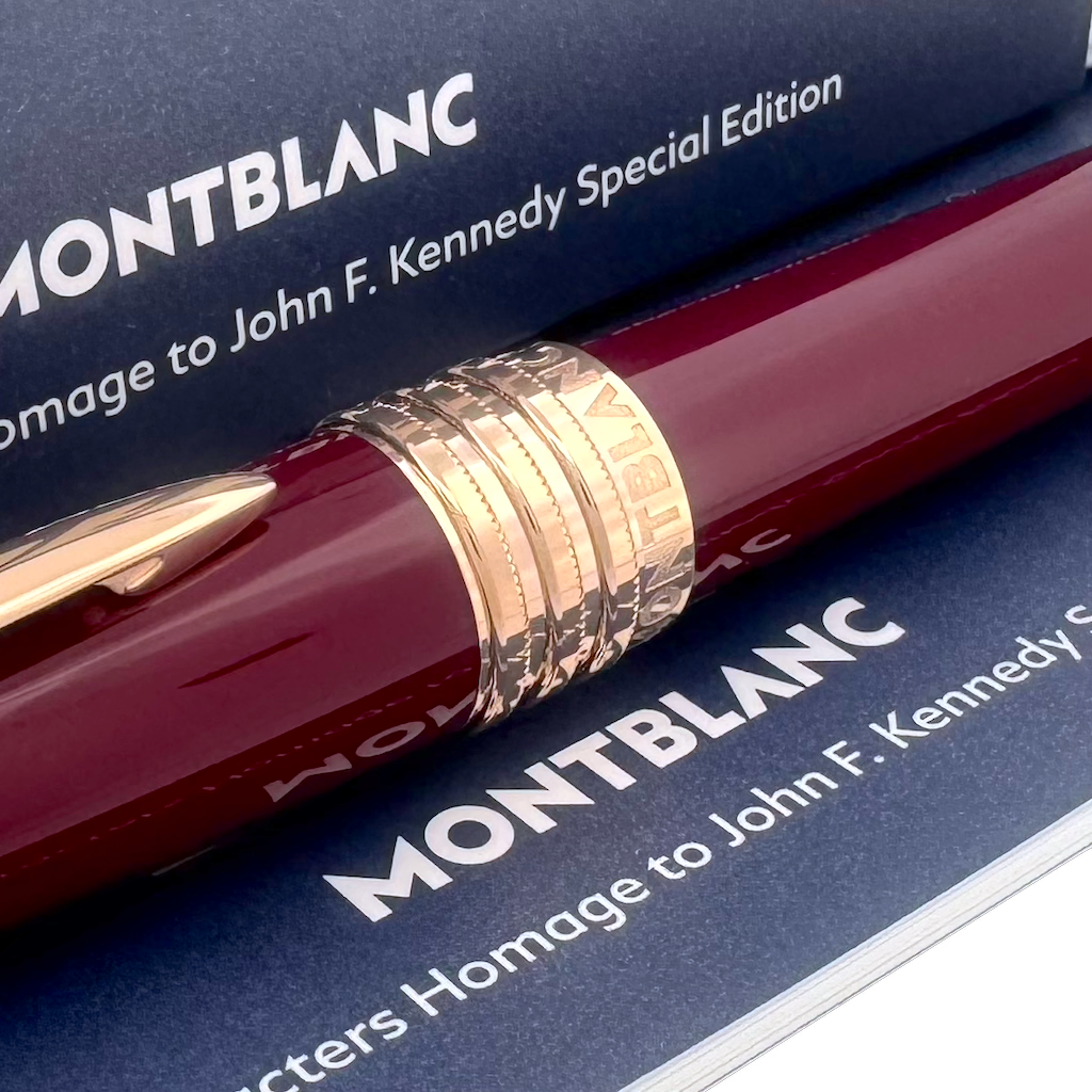 Montblanc Great Characters John F. Kennedy Füllfederhalter Burgundy - penfabrik