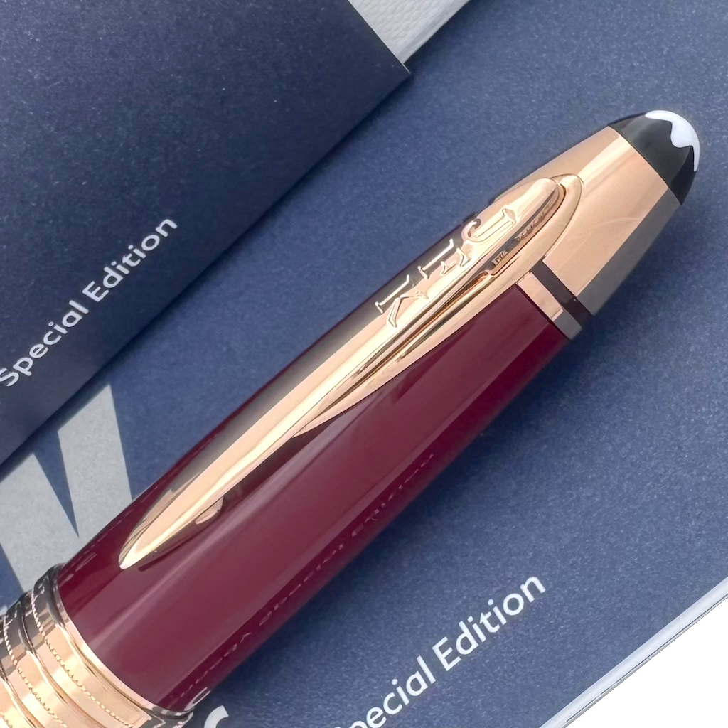 Montblanc Great Characters John F. Kennedy Rollerball Burgundy - penfabrik