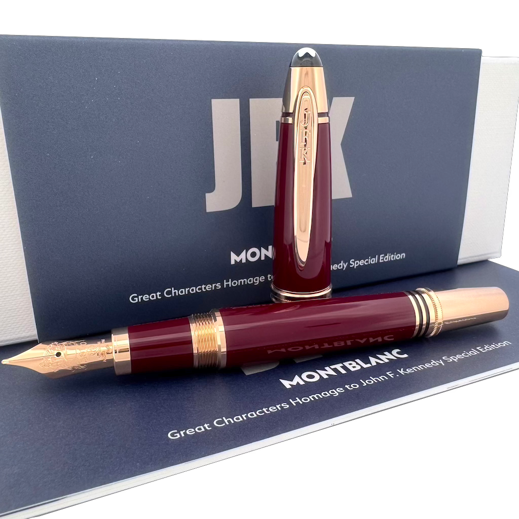 Montblanc Great Characters John F. Kennedy Füllfederhalter Burgundy - penfabrik