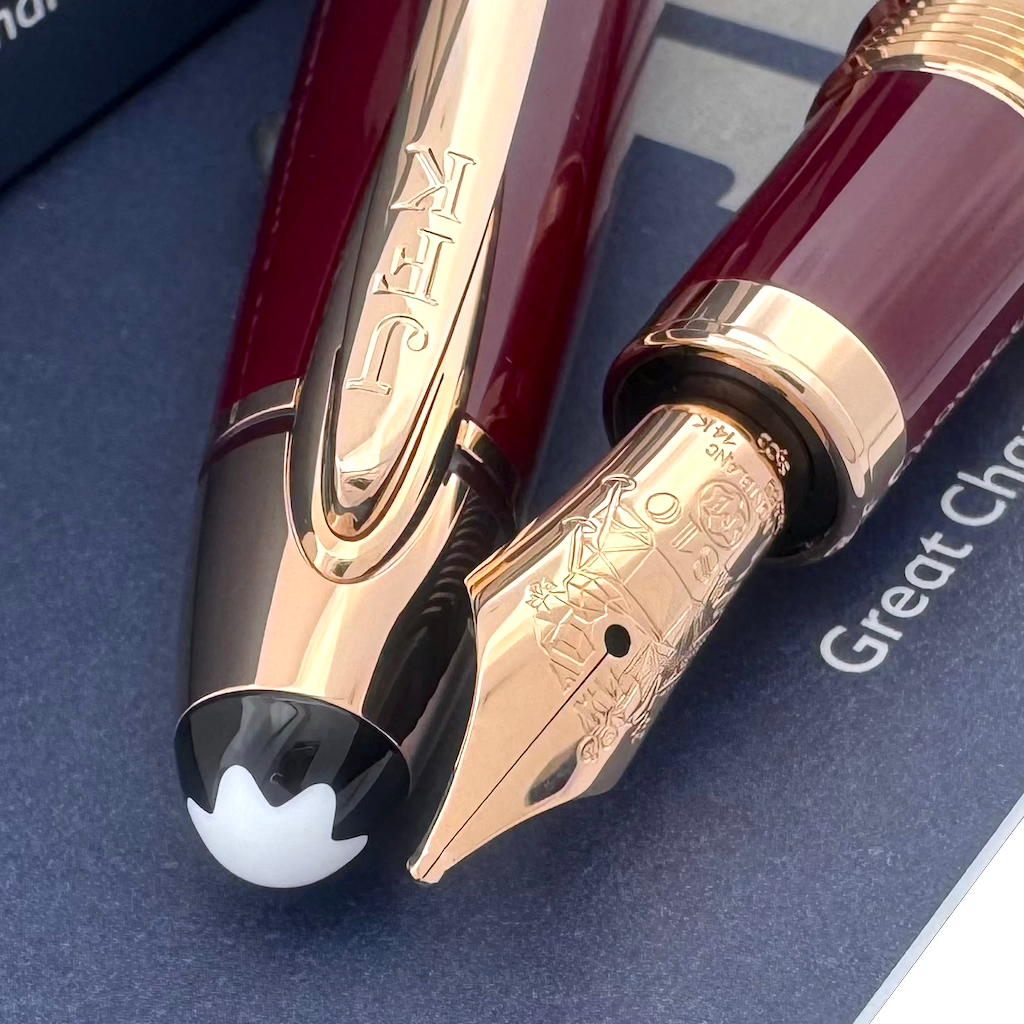 Montblanc Great Characters John F. Kennedy Füllfederhalter Burgundy - penfabrik