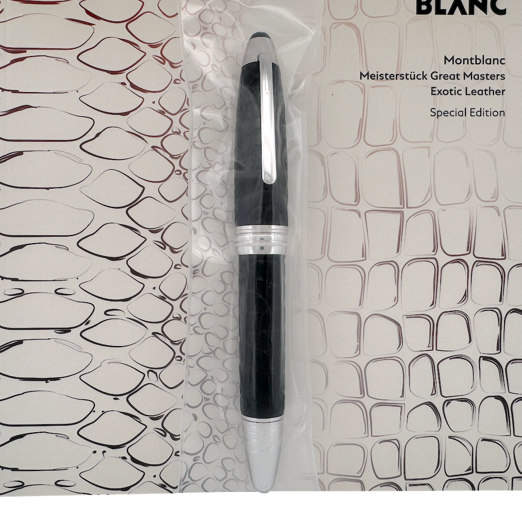 Montblanc Meisterstück Great Masters Exotic Leather Alligator Rollerball Black