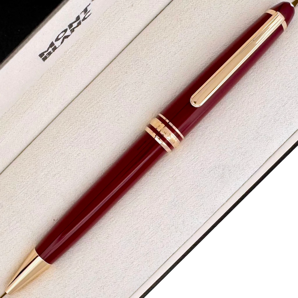 Montblanc Meisterstück Burgundy Red Classique Kugelschreiber