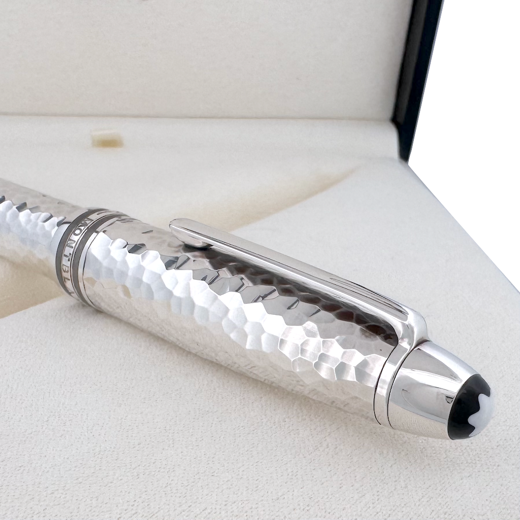 Montblanc Meisterstück Solitaire Martele LeGrand Sterlingsilver Fountain Pen