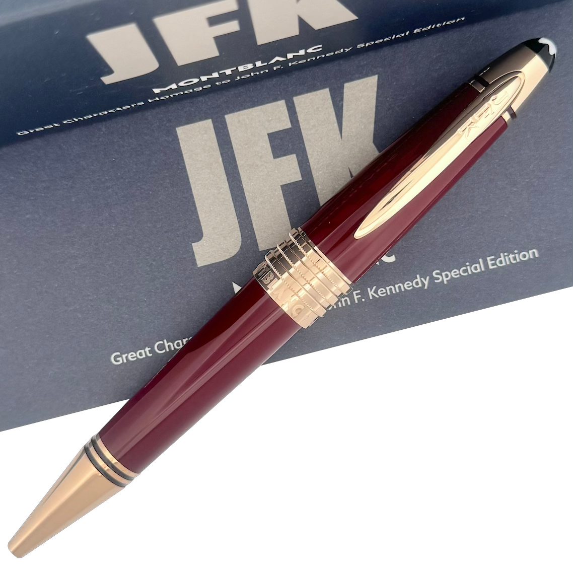 Montblanc Great Characters John F. Kennedy Kugelschreiber Burgundy - penfabrik