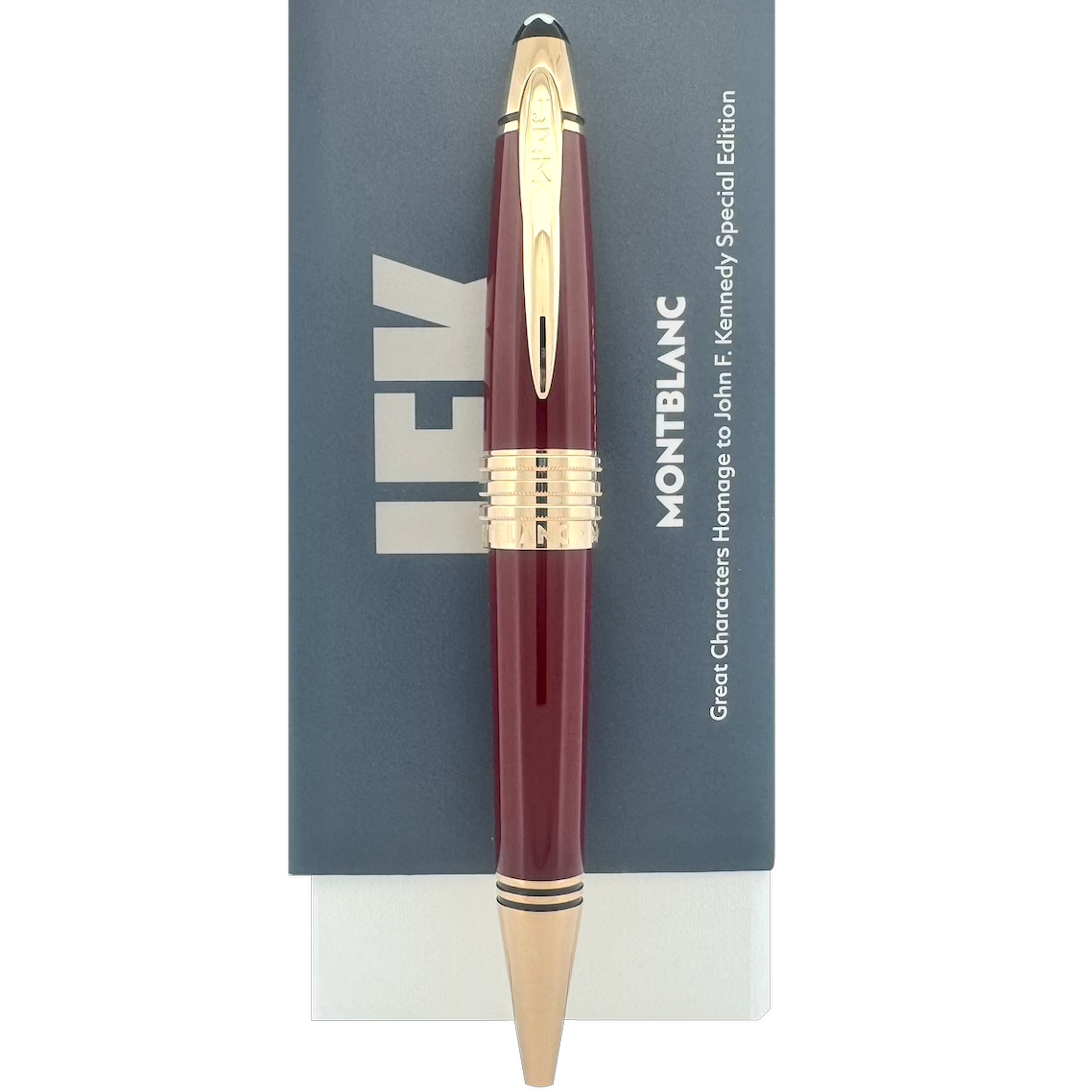 Montblanc Great Characters John F. Kennedy Kugelschreiber Burgundy - penfabrik