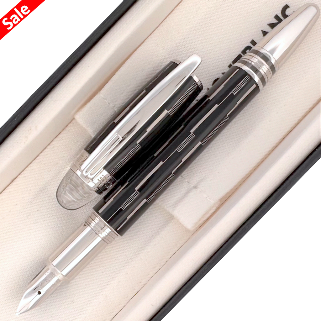 Montblanc StarWalker Black Mystery Fountain Pen - SALE
