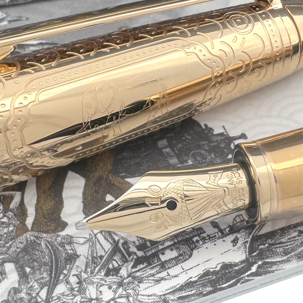 Montblanc Meisterstück Solitaire Around the World in 80 Days Classique Doue Fountain Pen