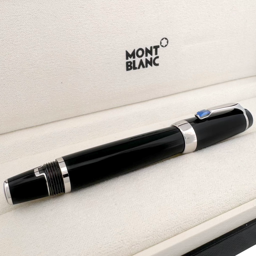 Montblanc Boheme Bleu Platinum Line Füllfederhalter - SALE - penfabrik