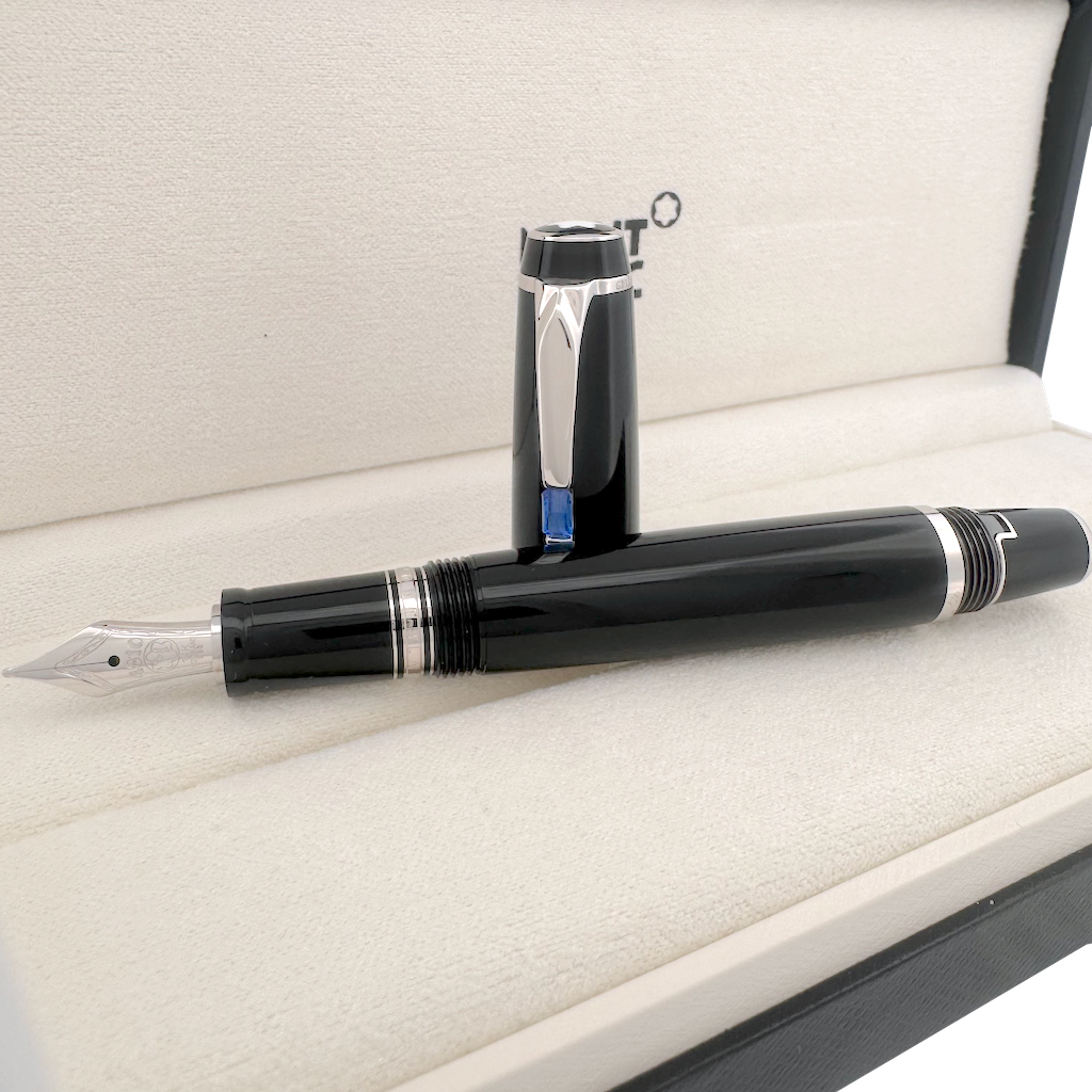 Montblanc Boheme Bleu Platinum Line Füllfederhalter - SALE - penfabrik