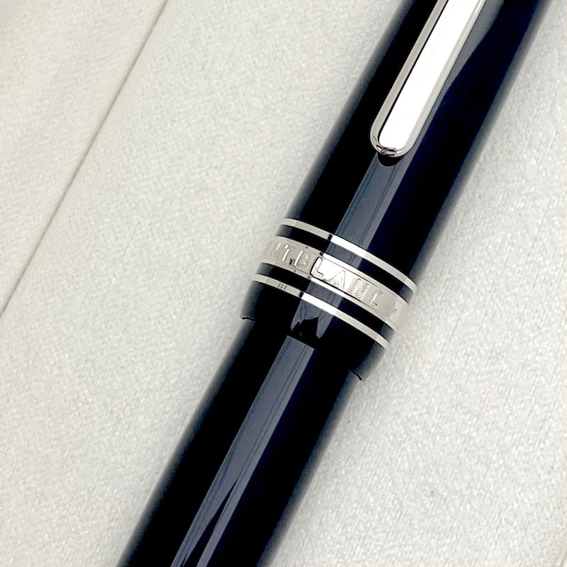 silberne Montblanc Meisterstück Ringe