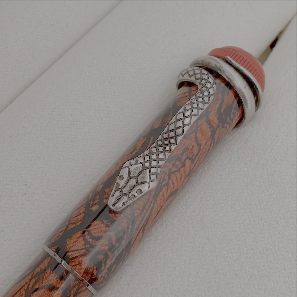 Montblanc Heritage Rouge & Noir Serpent Marble Special Edition Kugelschreiber