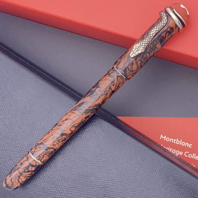 Montblanc Heritage Rouge & Noir Serpent Marble Special Edition Füllfederhalter