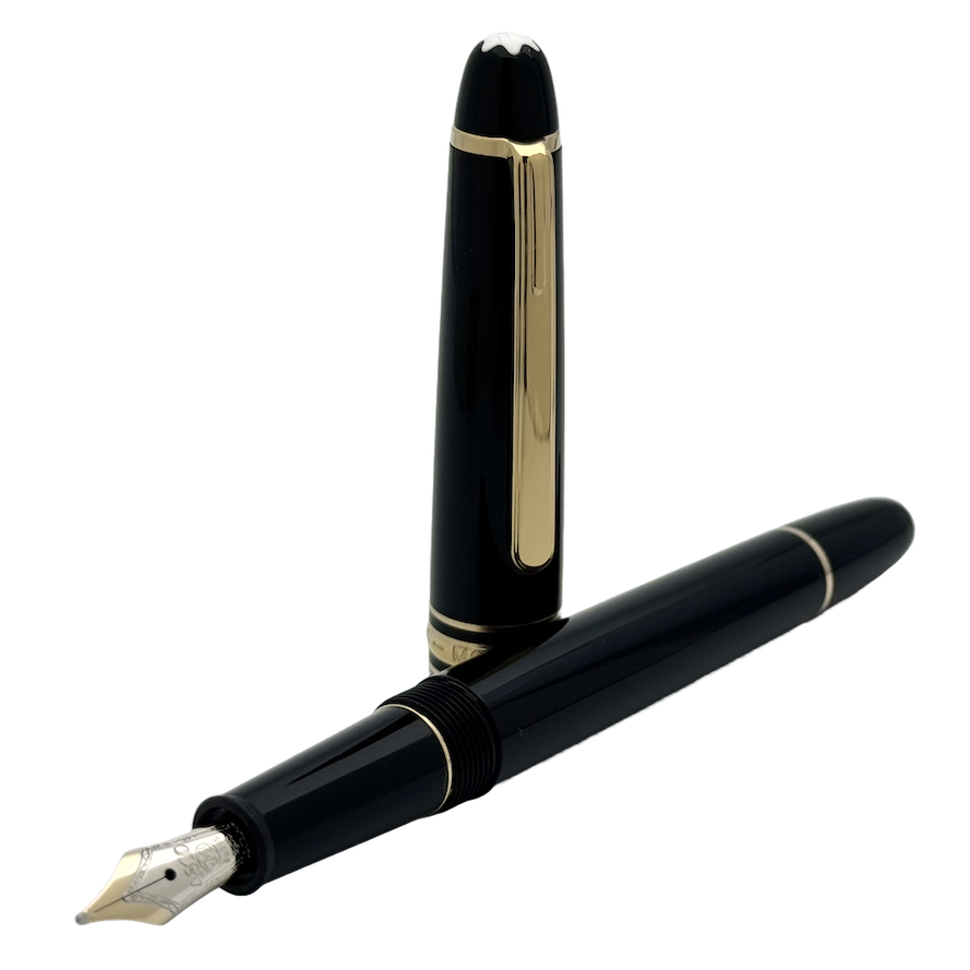 Montblanc Meisterstück Gold-Coated Classique Füllfederhalter mit Lederetui - SALE