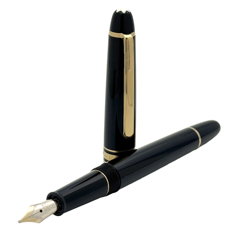 Montblanc Meisterstück Gold-Coated Classique Füllfederhalter mit Lederetui - SALE - penfabrik
