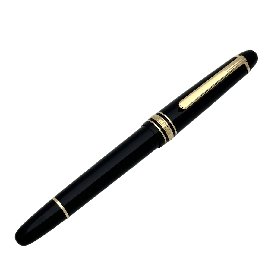 Montblanc Meisterstück Gold-Coated Classique Füllfederhalter mit Lederetui - SALE