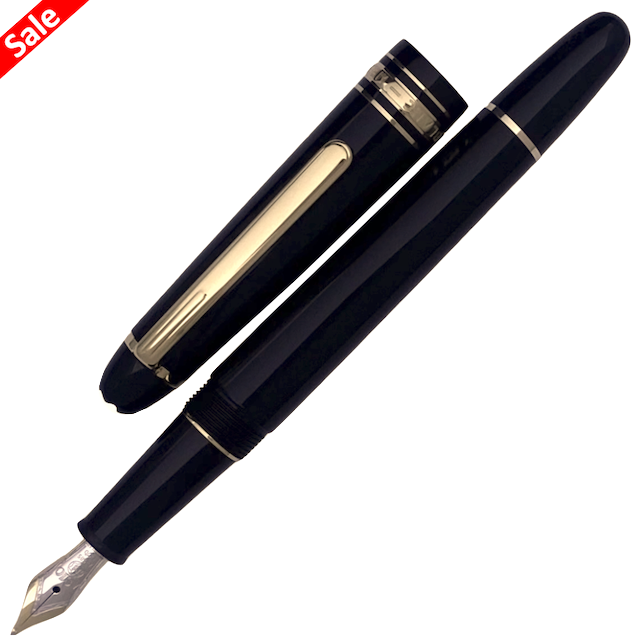 Montblanc Meisterstück Gold-Coated Classique Füllfederhalter mit Lederetui - SALE