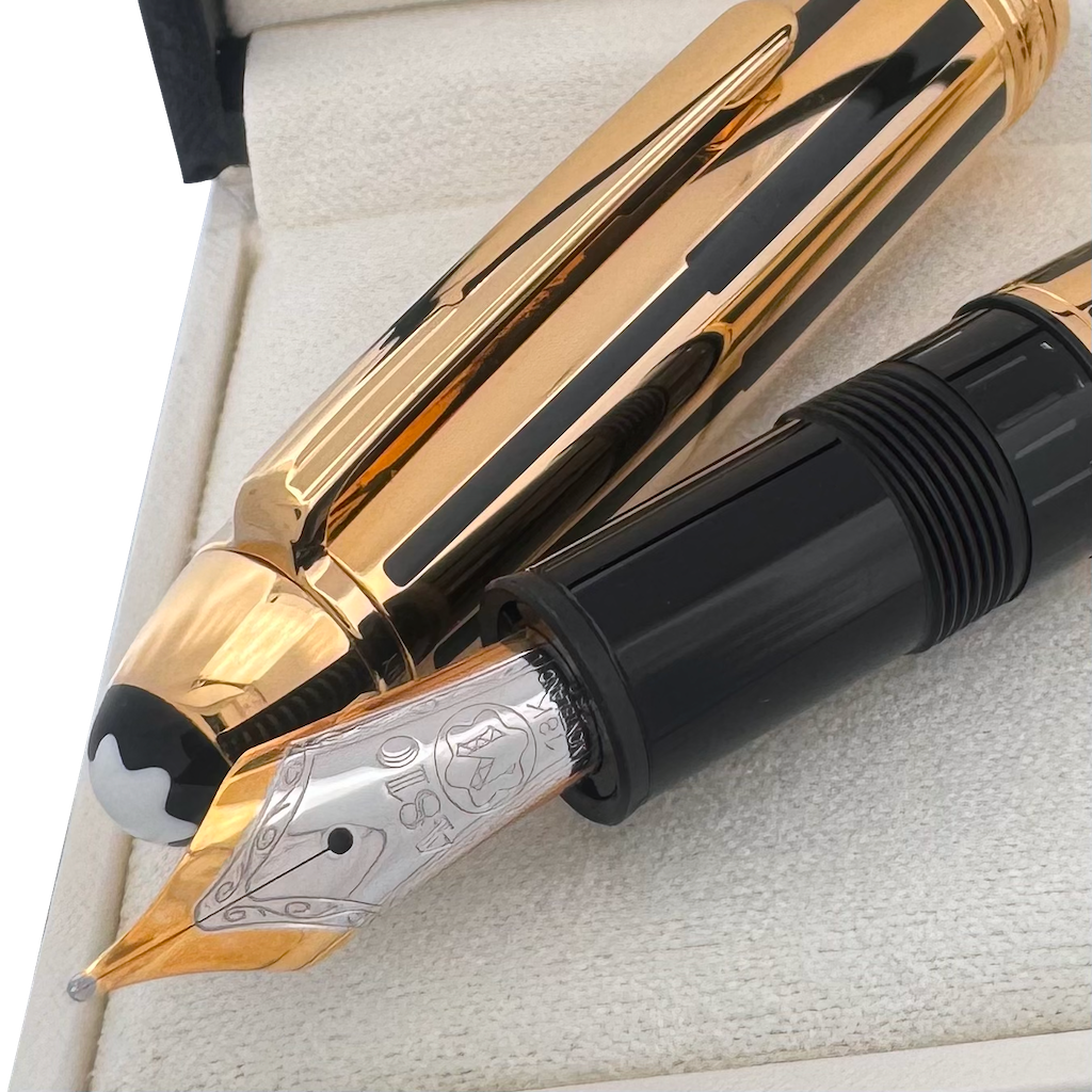 Montblanc Meisterstück Solitaire Gold & Black LeGrand Füllfederhalter