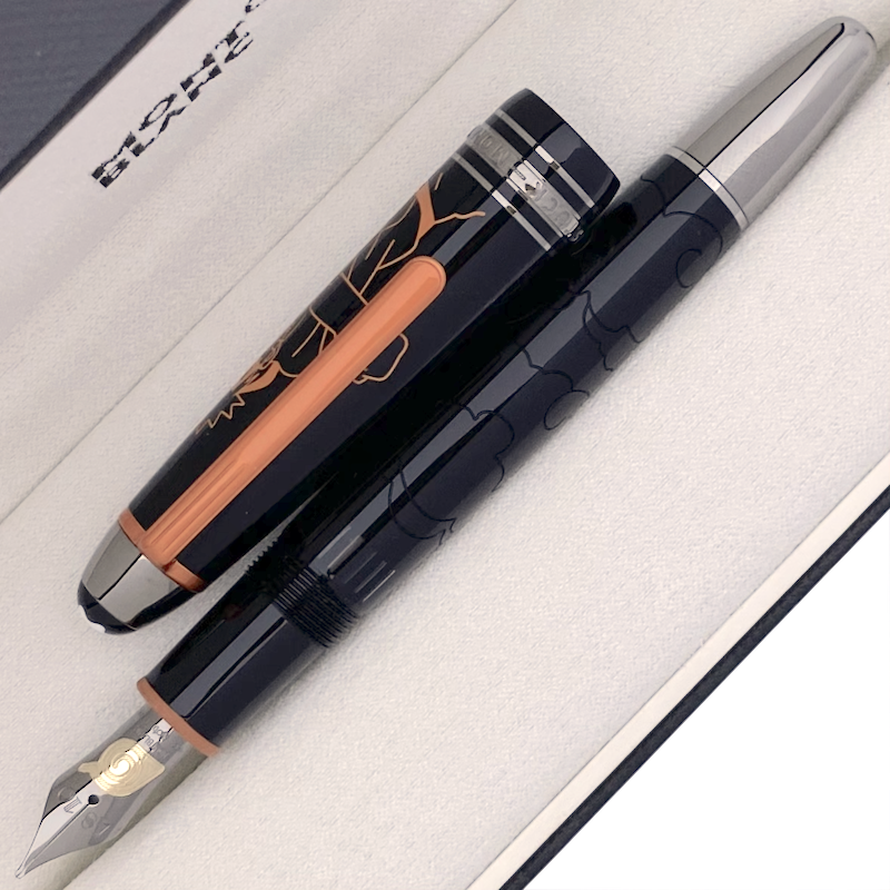 Montblanc Meisterstück Resin Naruto Special Edition LeGrand Fountain Pen