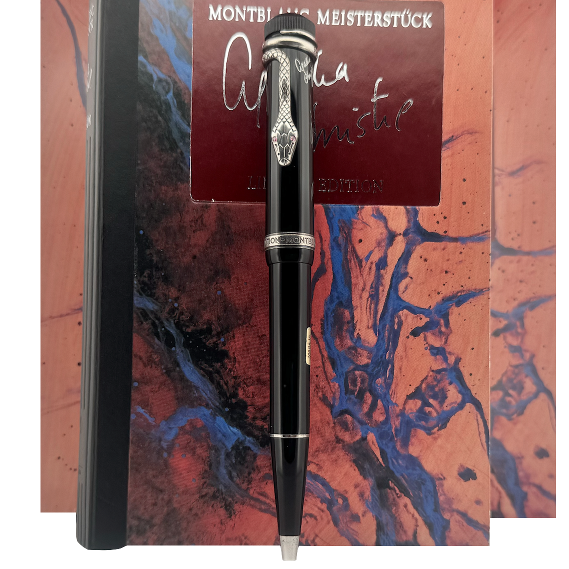 Montblanc 万年筆 スネークペンクリップ Agatha Christie Montblanc Writer's Edition Agatha Christie Fountain Pen