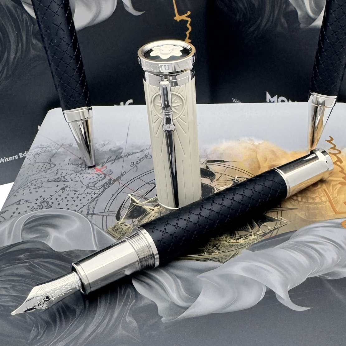 Montblanc Writers Edition R. L. Stevenson SET (FF/KS/DB) - penfabrik