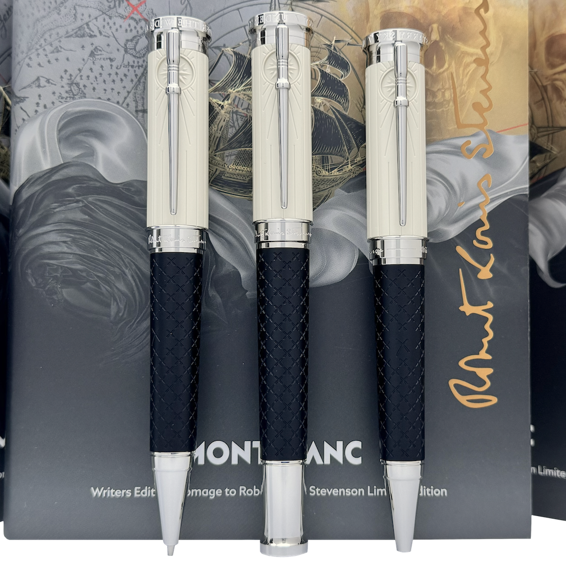 Montblanc Writers Edition R. L. Stevenson SET (FF/KS/DB)