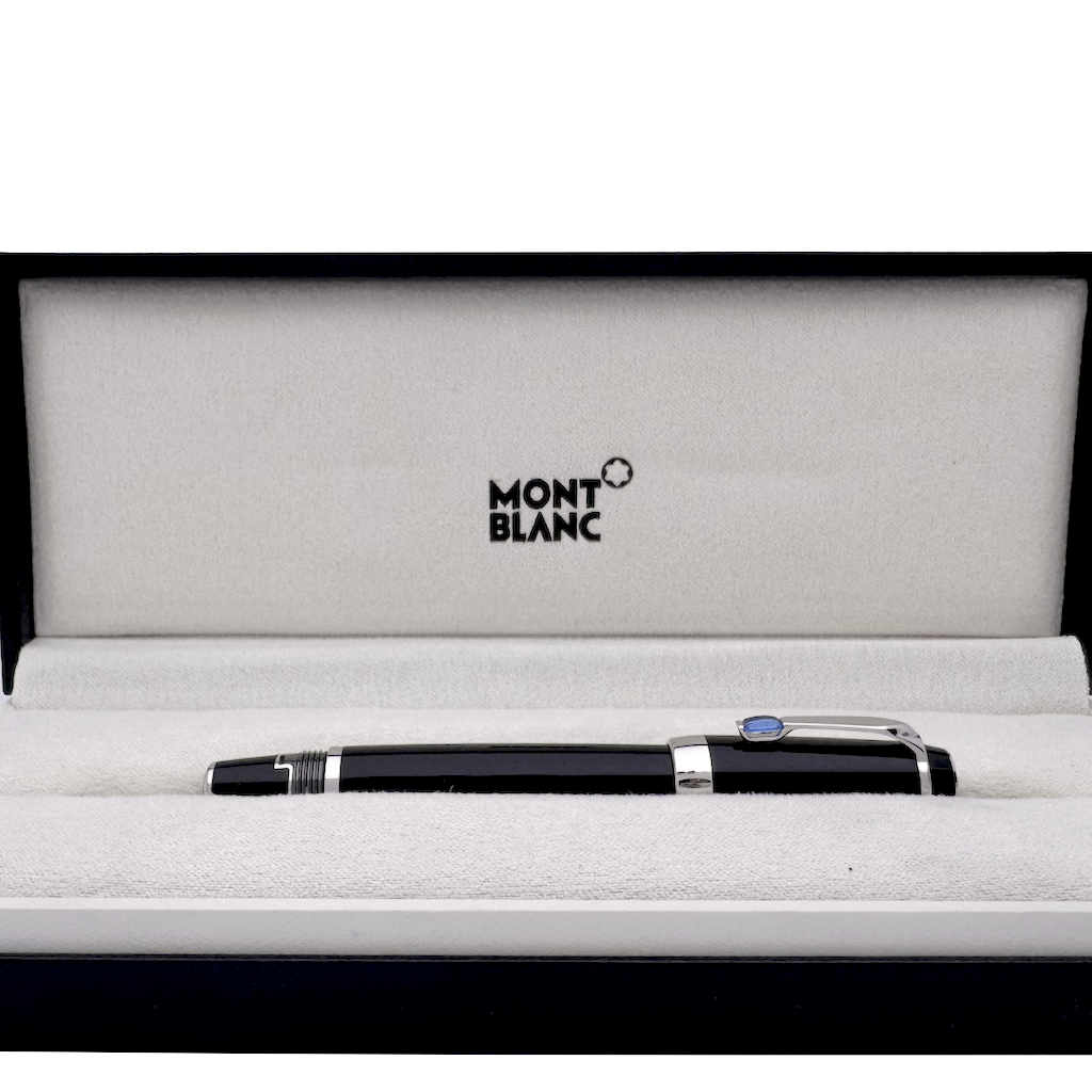 Montblanc Boheme Bleu Platinum Line Füllfederhalter - SALE - penfabrik