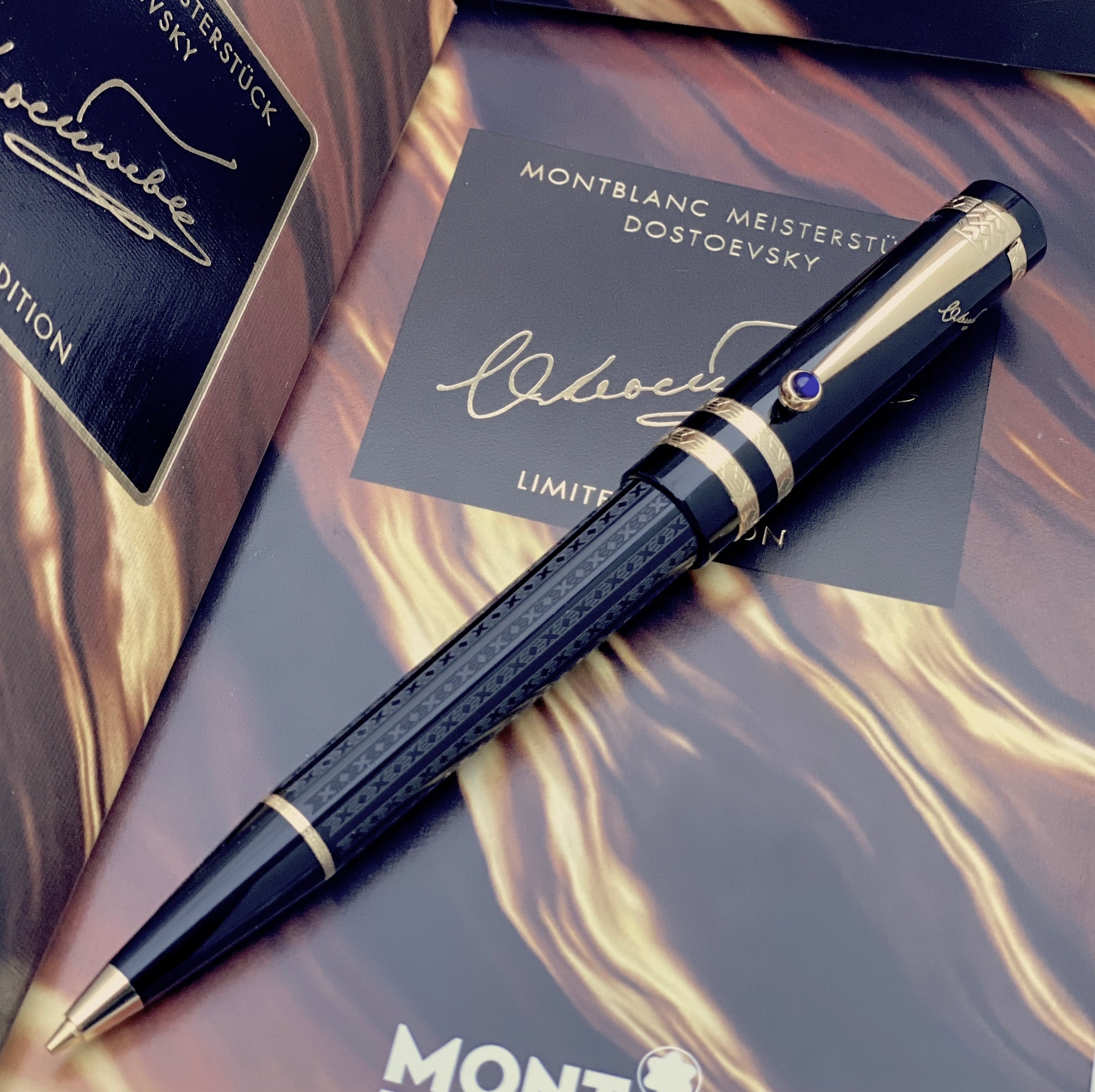 Montblanc Writers Edition Fyodor M Dostoevsky Schreibset FP/RB/BP/MP