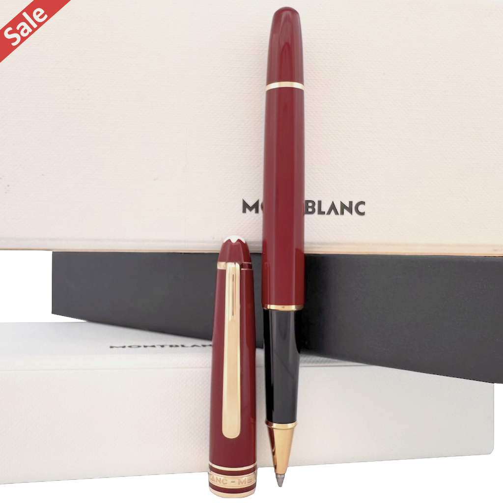 Montblanc Meisterstück Burgundy Red Classique Rollerball - SALE