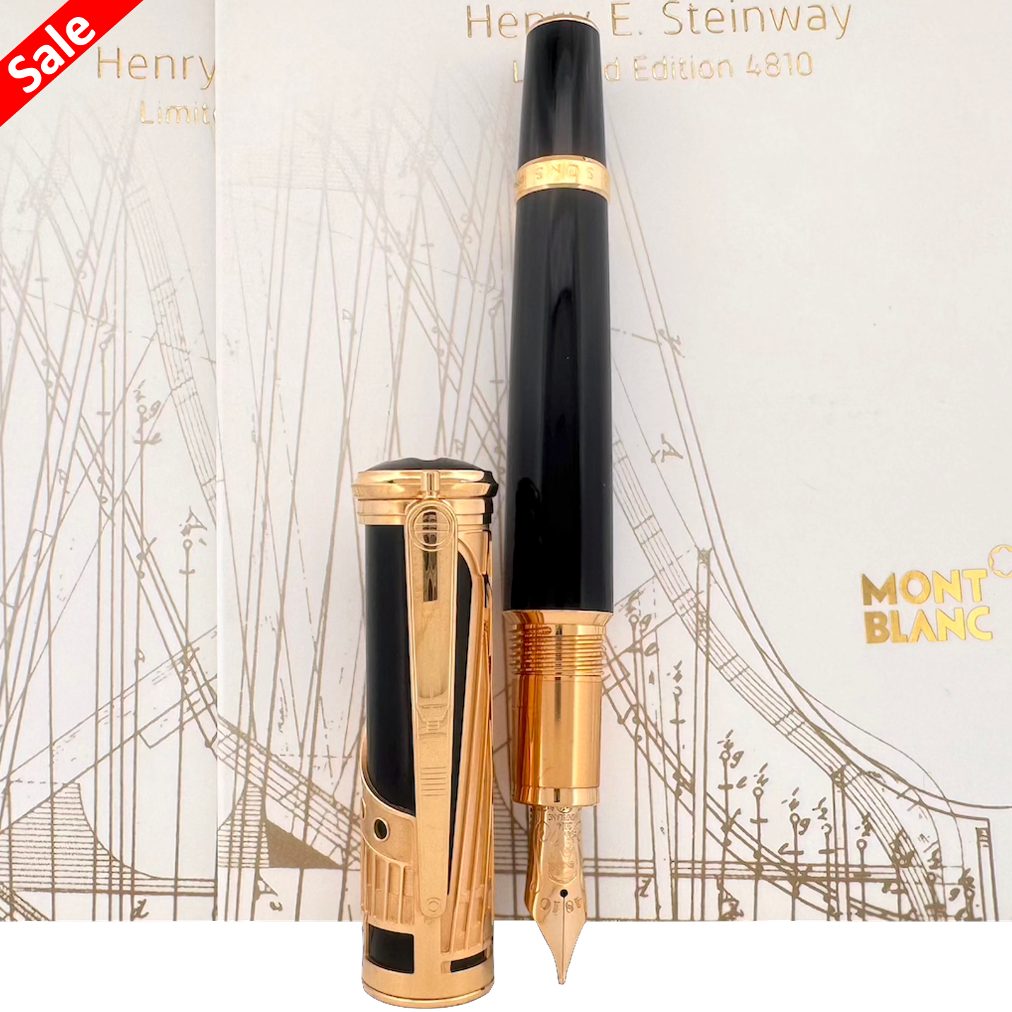 Montblanc Patron of Art 4810 Henry E. Steinway Fountain Pen - SALE
