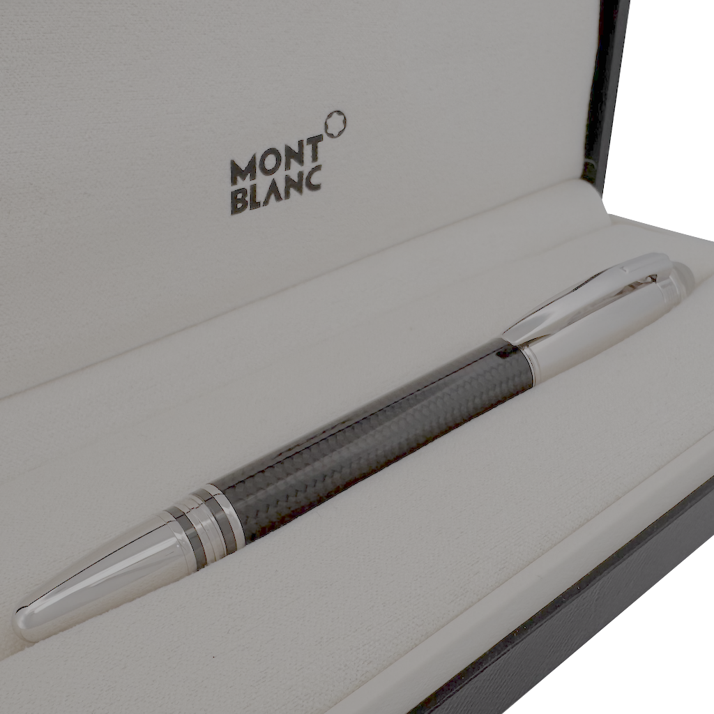 Montblanc StarWalker Carbon Steel Doue Fineliner/Rollerball