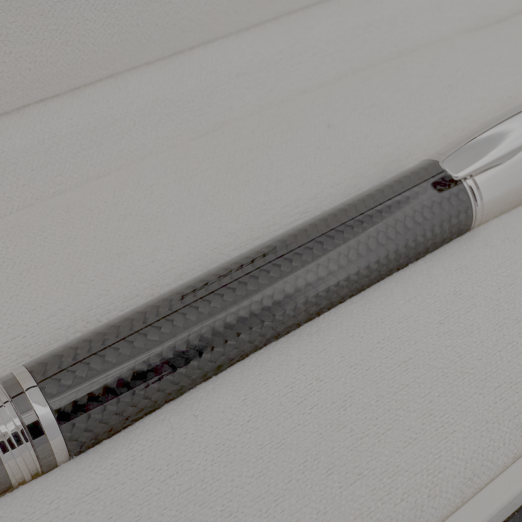 Montblanc StarWalker Carbon Steel Doue Fineliner/Rollerball