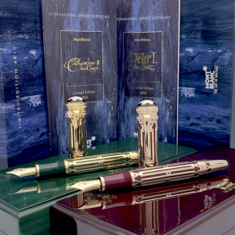 Montblanc Patron of Art 4810 Peter & Catherine the Great pen SET
