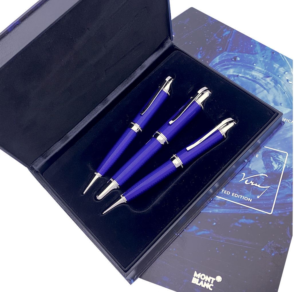 Montblanc Writers Edition Jules Verne 3er SET - penfabrik