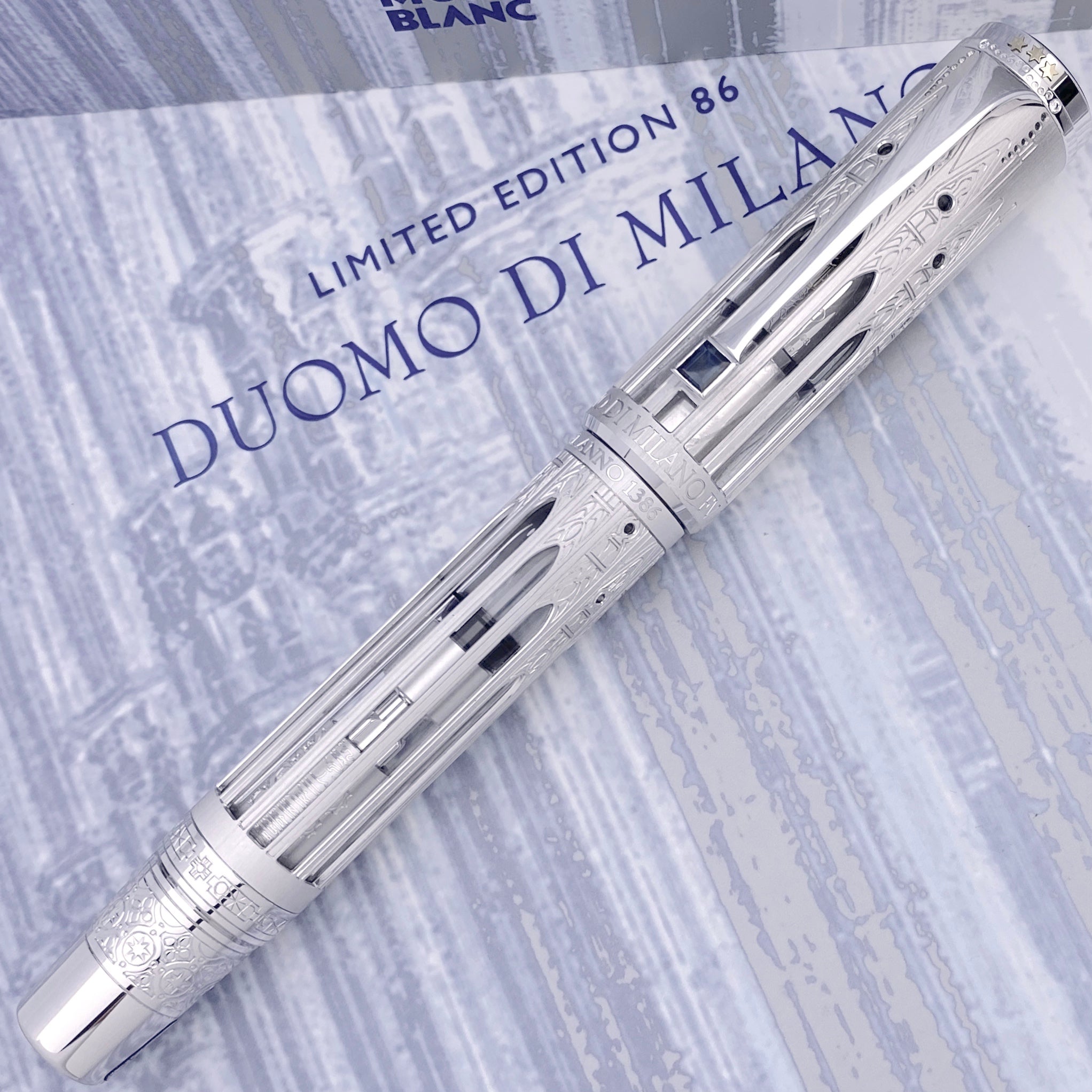 Montblanc Duomo di Milano 86 Füllfederhalter Skeleton Artisan - penfabrik