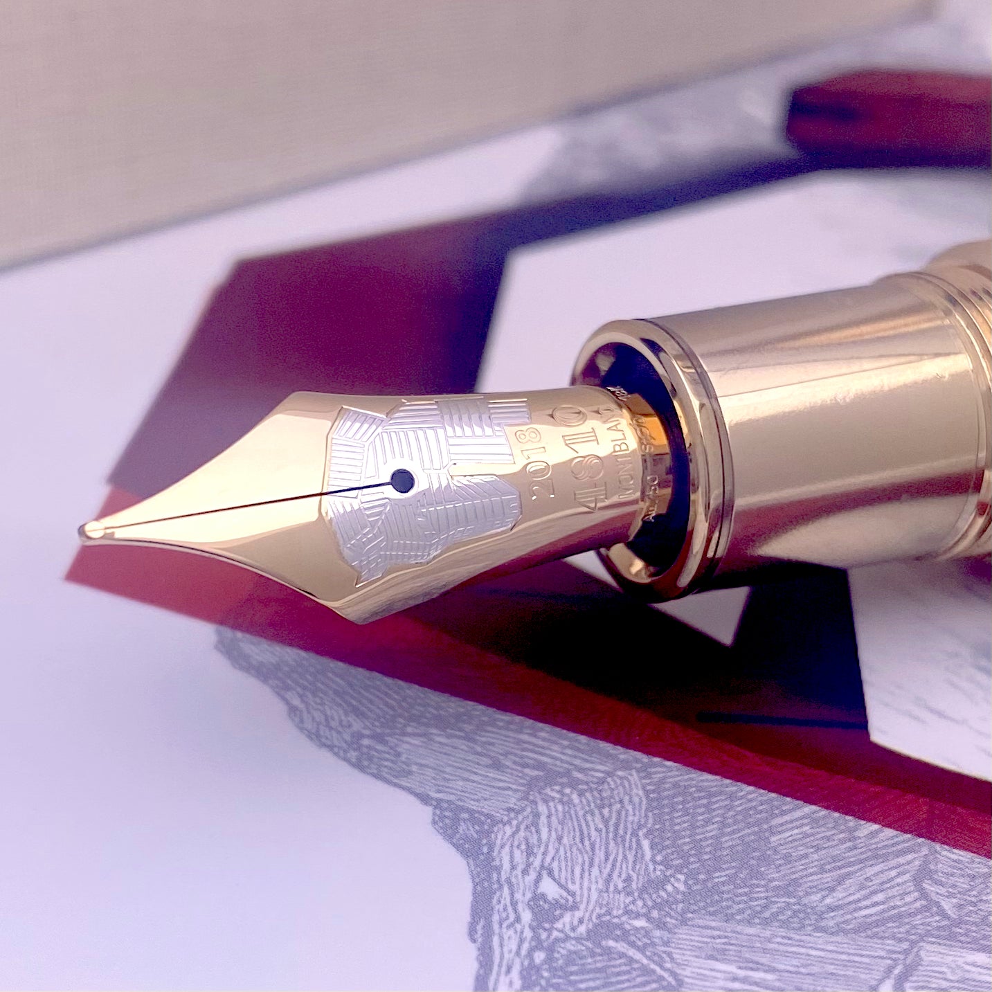 Montblanc Writers Edition 2018 Homage to Iliad Homer 1581 Fountain Pen