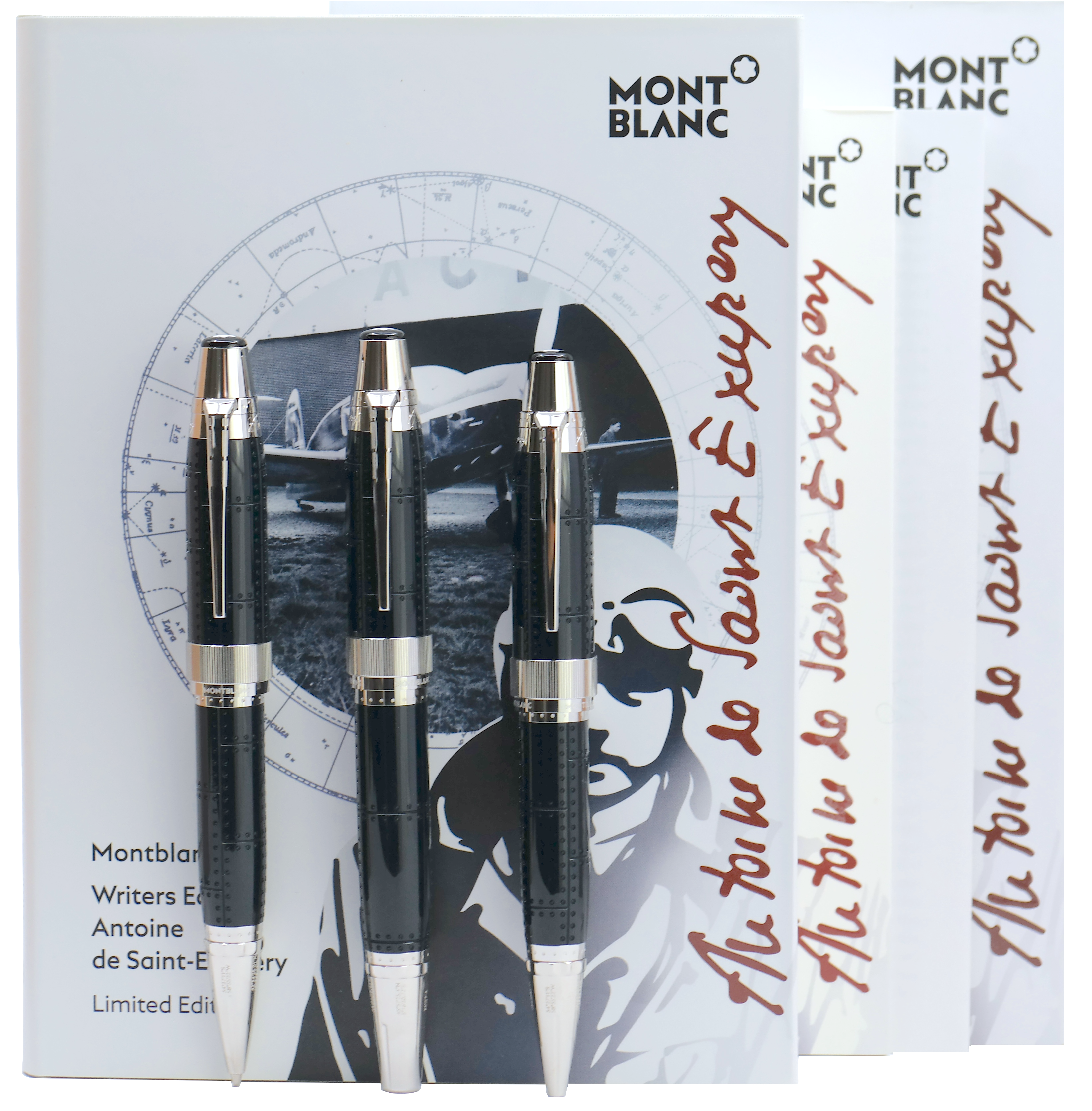 Montblanc Writers Edition Antoine de Saint Exupery 3er Set - penfabrik