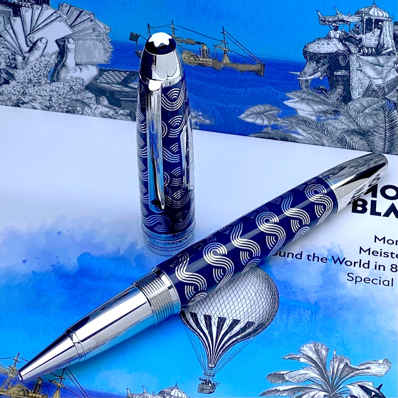 Montblanc Meisterstück Solitaire In 80 Tagen um die Welt LeGrand Rollerball - penfabrik
