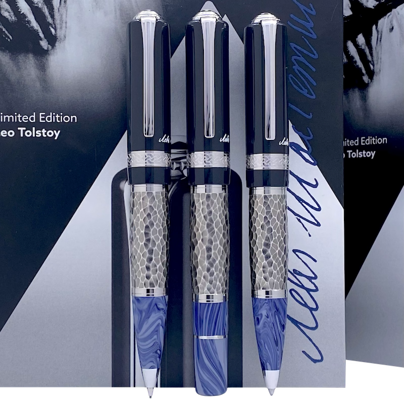 Montblanc Writers Edition Leo Tolstoy 3er SET mit Kugelschreiber - penfabrik