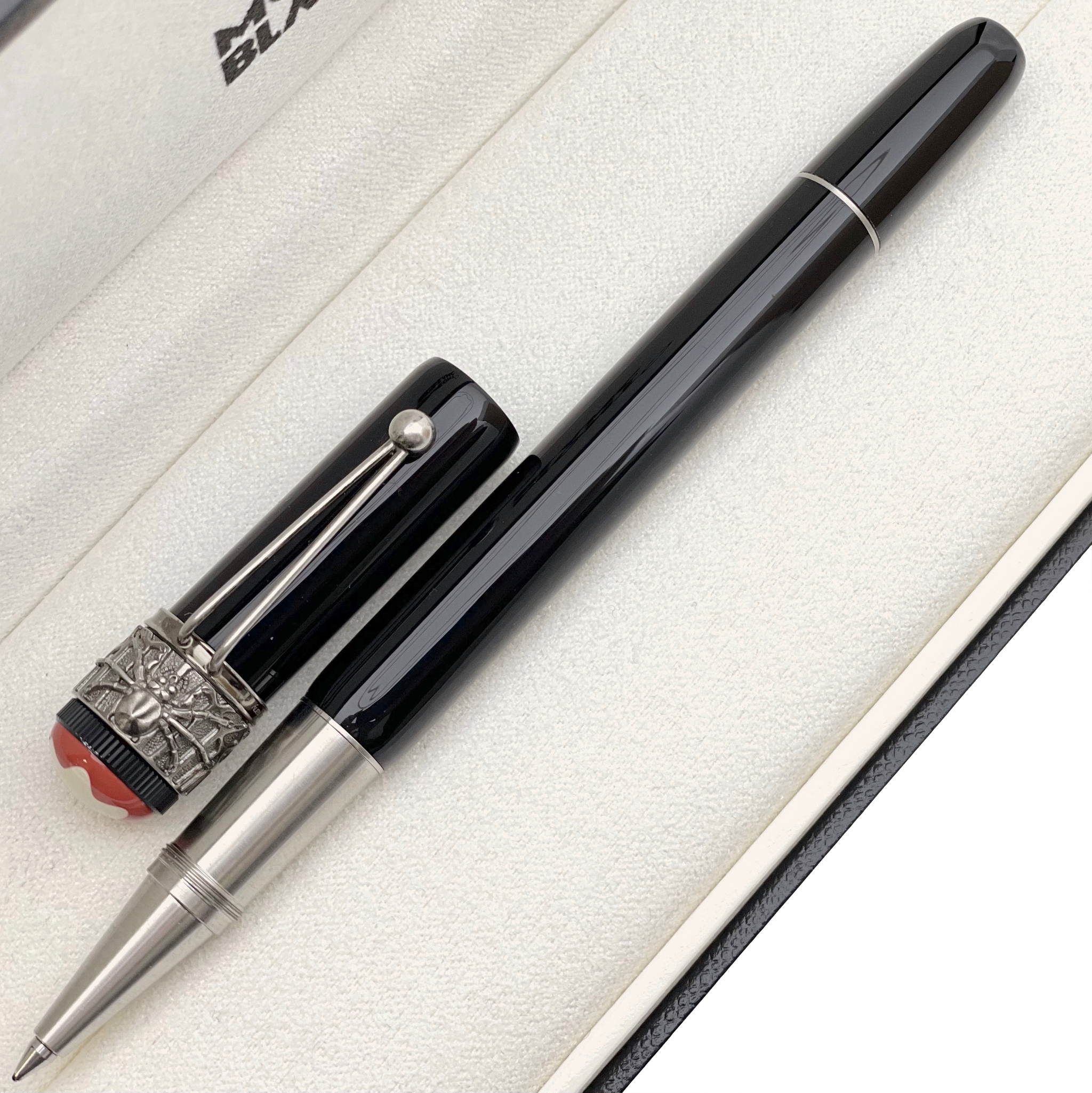 Fountain Pen Montblanc Spider Pen Montblanc Heritage Rouge Et Noir