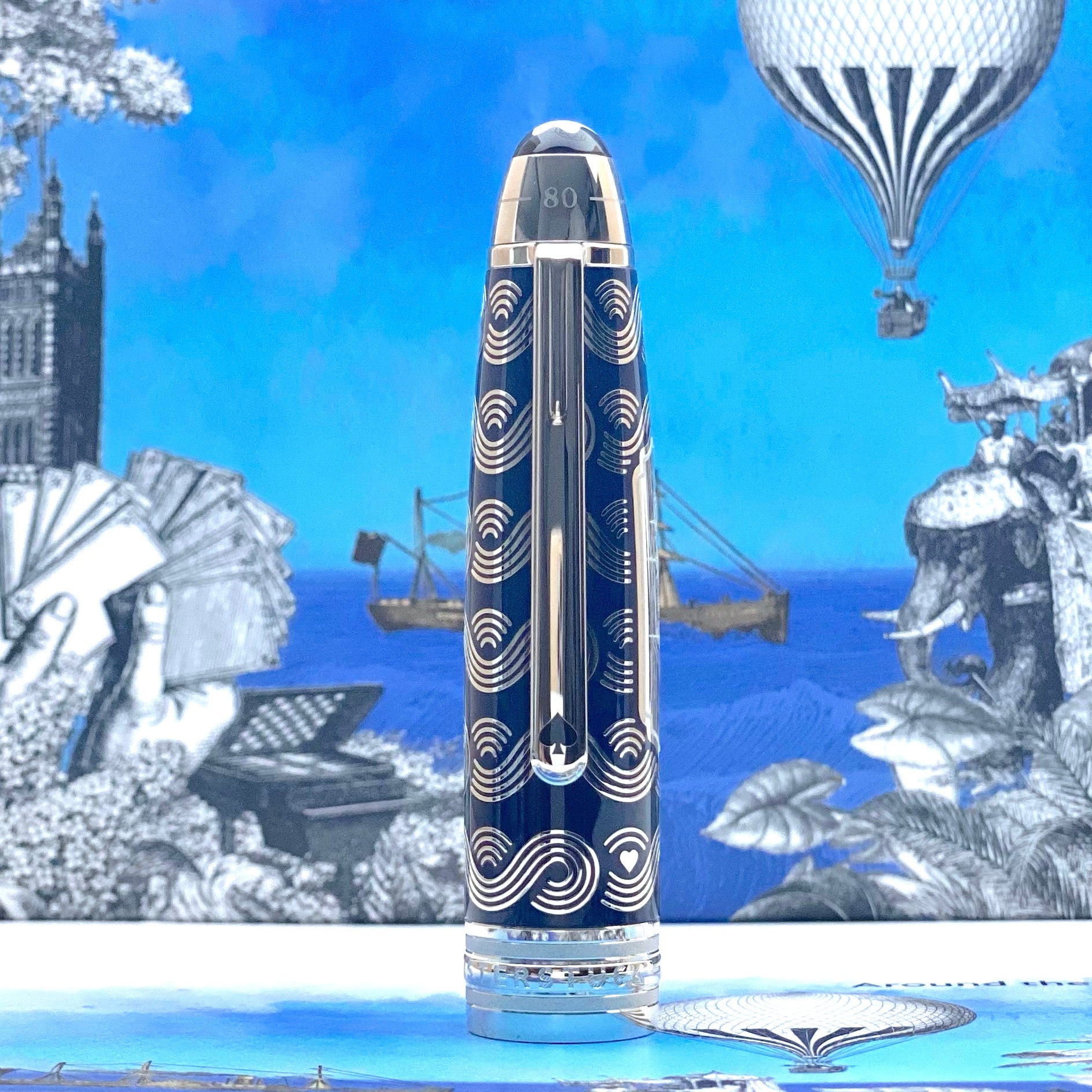 Montblanc Meisterstück Solitaire In 80 Tagen um die Welt LeGrand Rollerball - penfabrik
