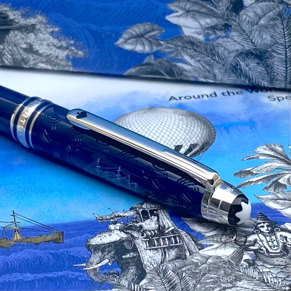 Montblanc Meisterstück In 80 Tagen um die Welt Classique Rollerball - penfabrik