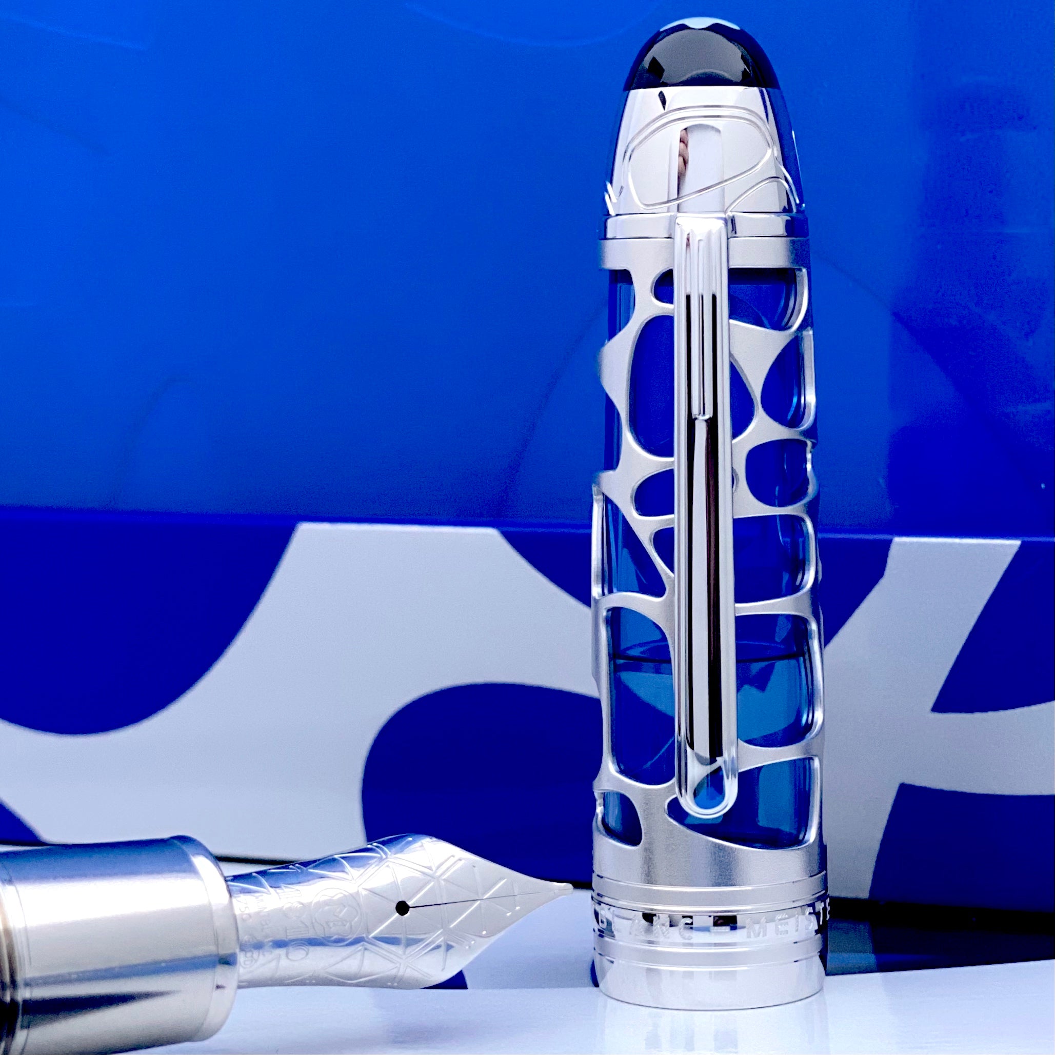 Montblanc Meisterstück Blue Hour Skeleton Füllfederhalter