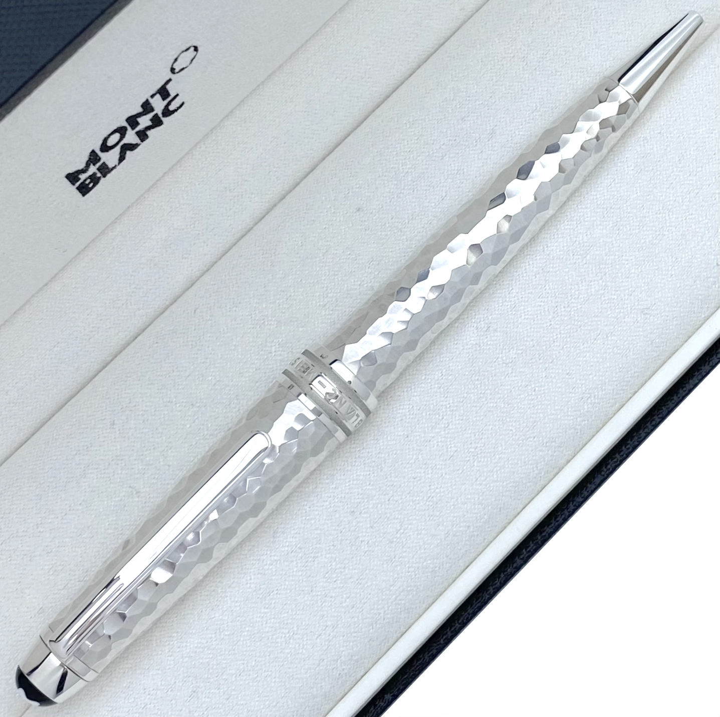 Montblanc Meisterstück Solitaire Martele Kugelschreiber Sterling silver - penfabrik