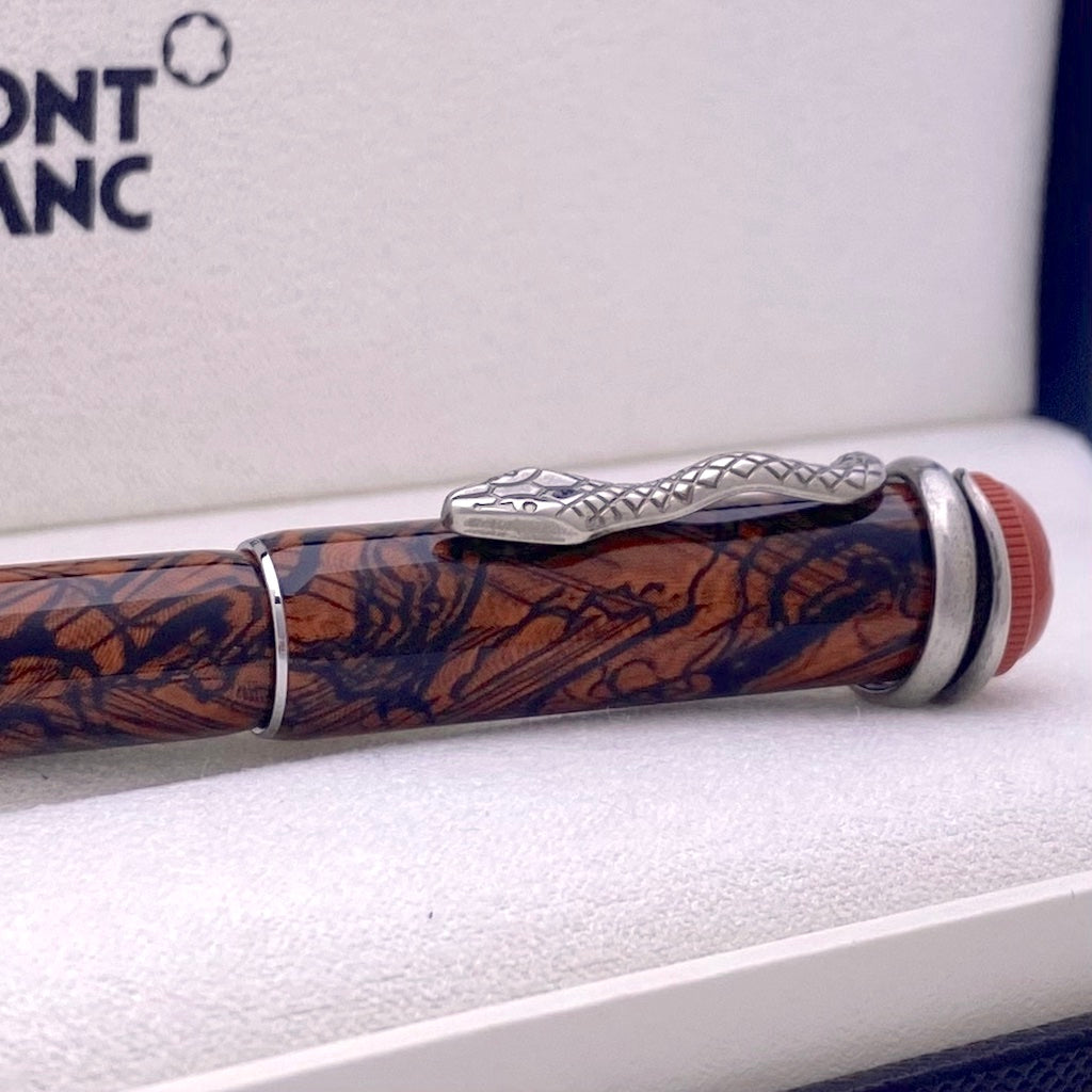 Montblanc Heritage Rouge & Noir Serpent Marble Special Edition Rollerball