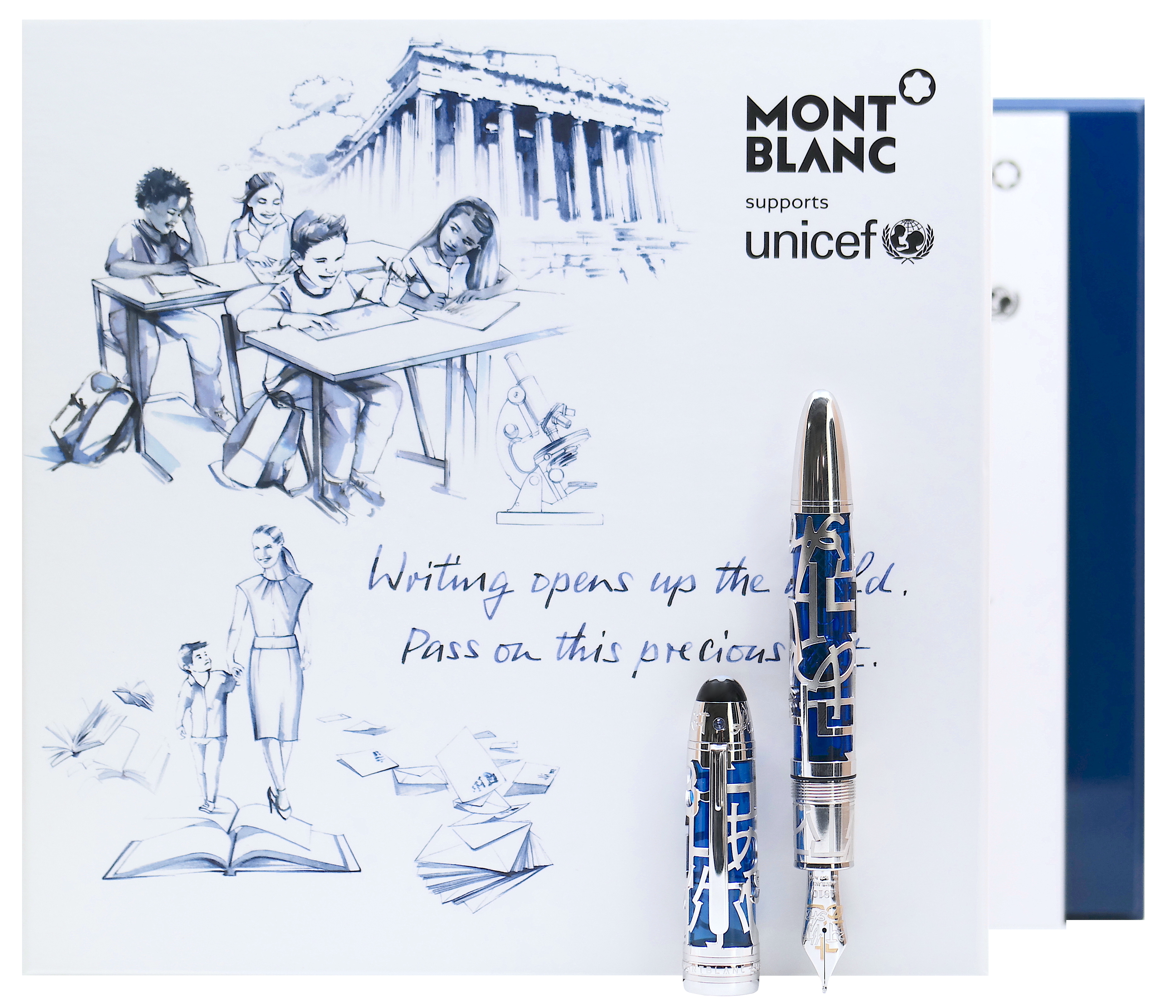 Montblanc Meisterstück UNICEF Skeleton Solitaire Füllfederhalter - penfabrik