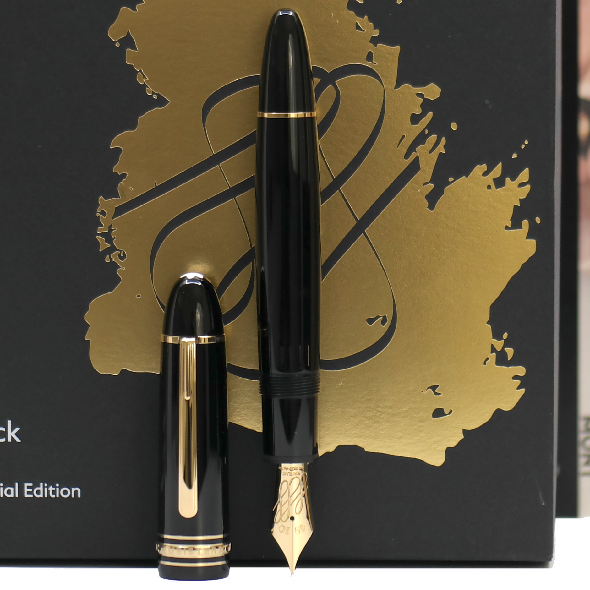 Montblanc Meisterstück 149 Calligraphy YG Flex Nib Füllfederhalter - penfabrik