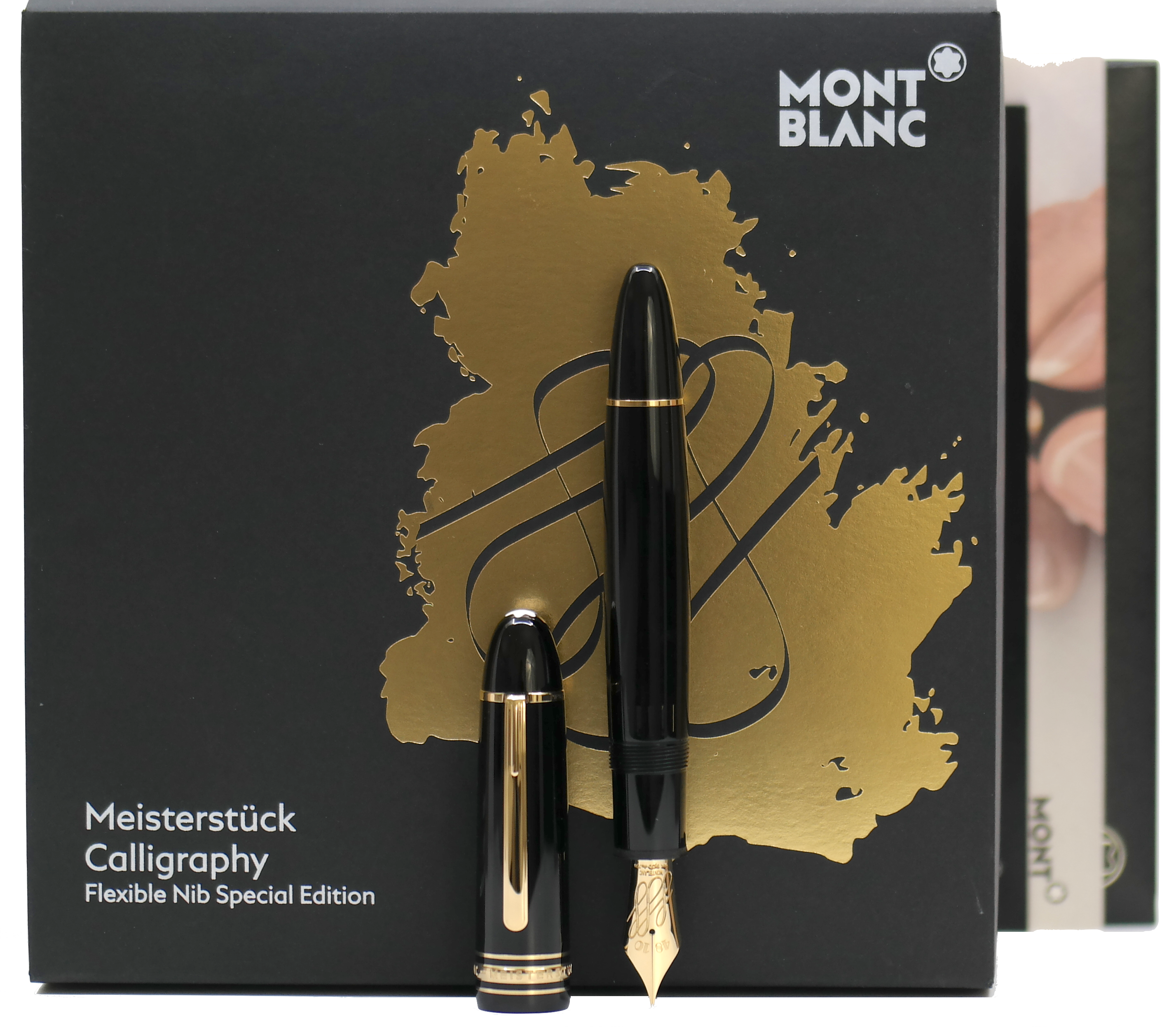 Montblanc Meisterstück 149 Calligraphy YG Flex Nib Füllfederhalter - penfabrik