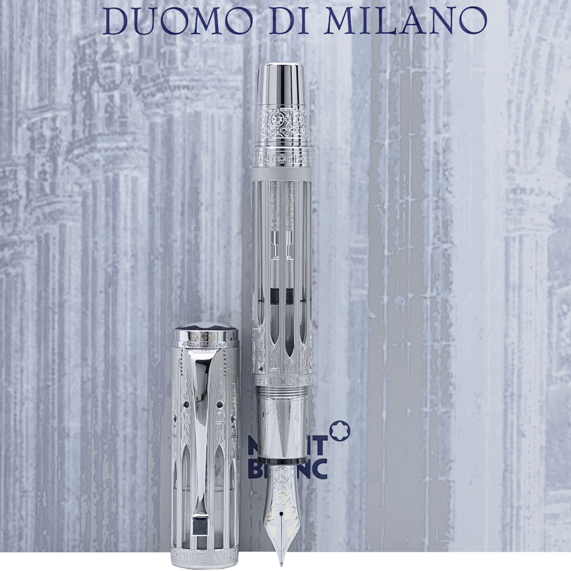 Montblanc Duomo di Milano 86 Füllfederhalter Skeleton Artisan - penfabrik